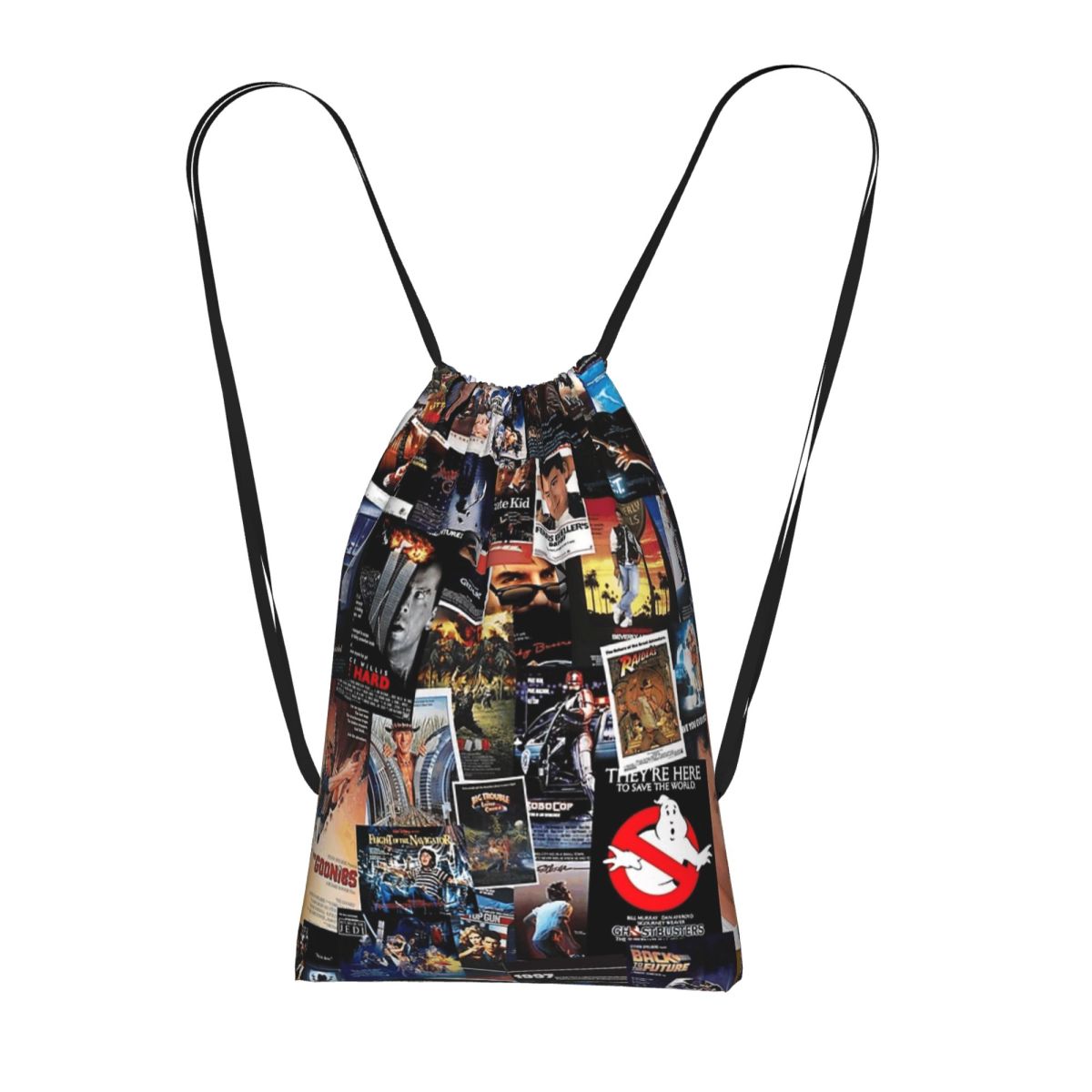 Mens Fashion In 1980S - 1980s Movie Posters Backpacks Fashion Drawstring