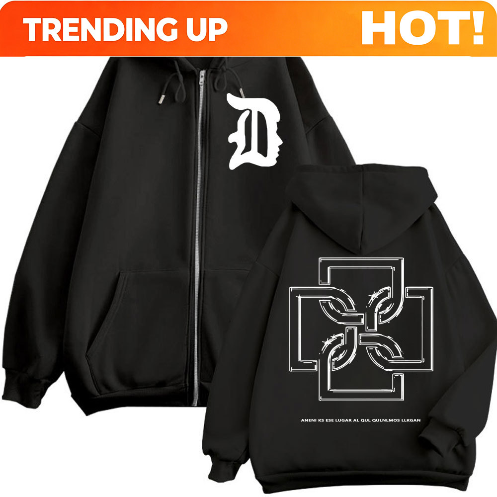 Men'S Fashion Zipper Hoodie - Customization Rapper Duki Logo Graphic Zipper