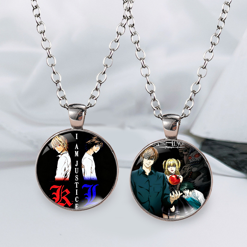 Men'S Fashion Necklaces - Death Note Time Gem Necklace for
