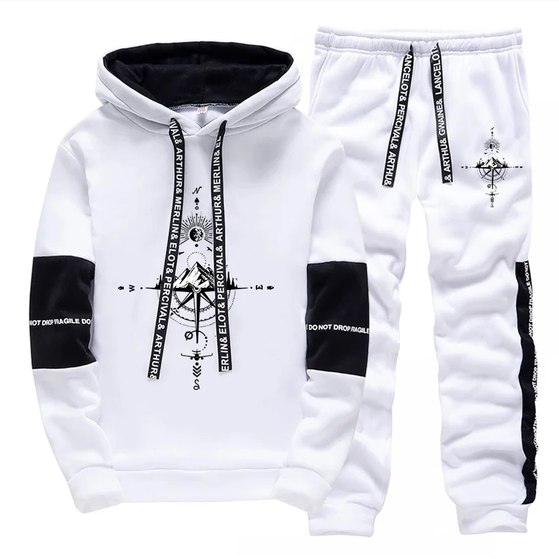 Mens Fashion Suits - New Autumn Winter Men's Tracksuit Fashion