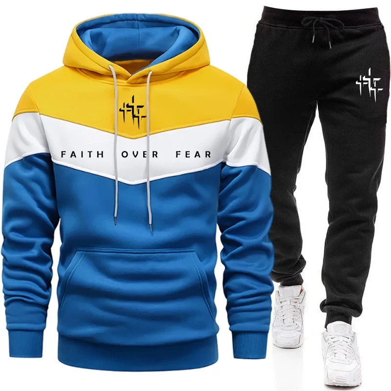 Faith Over Fear Men's Tracksui - Mens Fashion Suits review and price