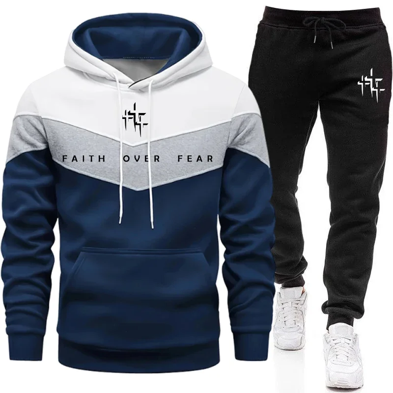 Faith Over Fear Men's Tracksui - Mens Fashion Suits review and price