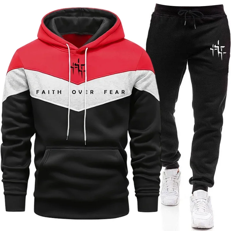 Faith Over Fear Men's Tracksui - Mens Fashion Suits review and price