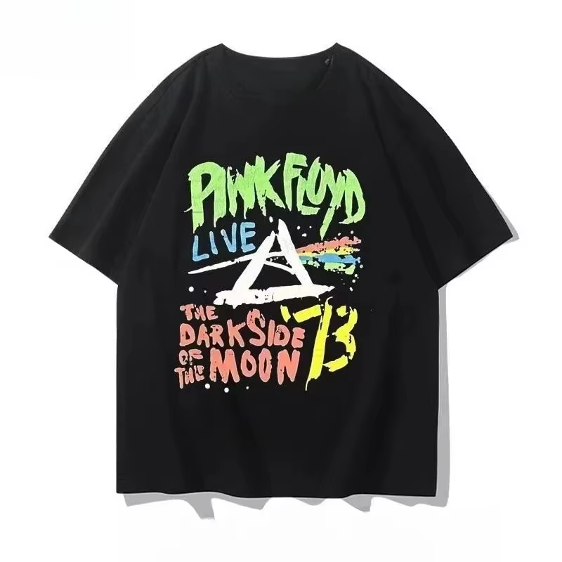 Pink Floyd Graphic Print T-Shi - Men'S Fashion Pink Shirt review and price