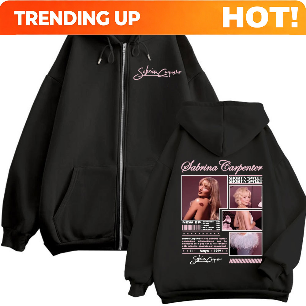 Custom Custom Sabrina Carpente - Men'S Fashion Zipper Hoodie review and price
