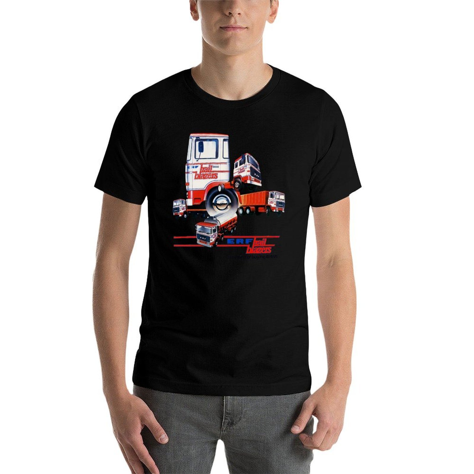 ERF TRUCKS - 1980s ADVERT T-Sh - Mens Fashion In 1980S review and price