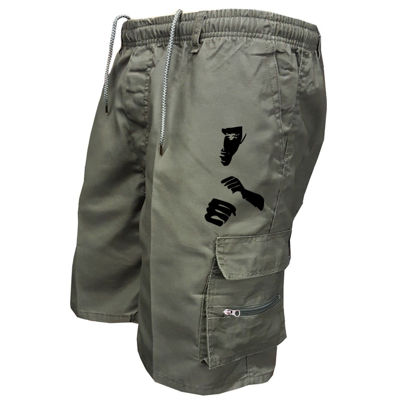 Fashion Print Workwear Shorts  - Mens Fashion Cargo Pants review and price