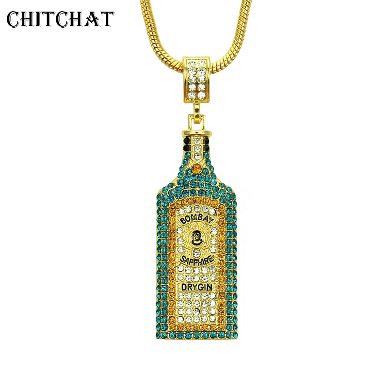 Big Wine bottle Necklaces Full - Fashion Men Vogue review and price