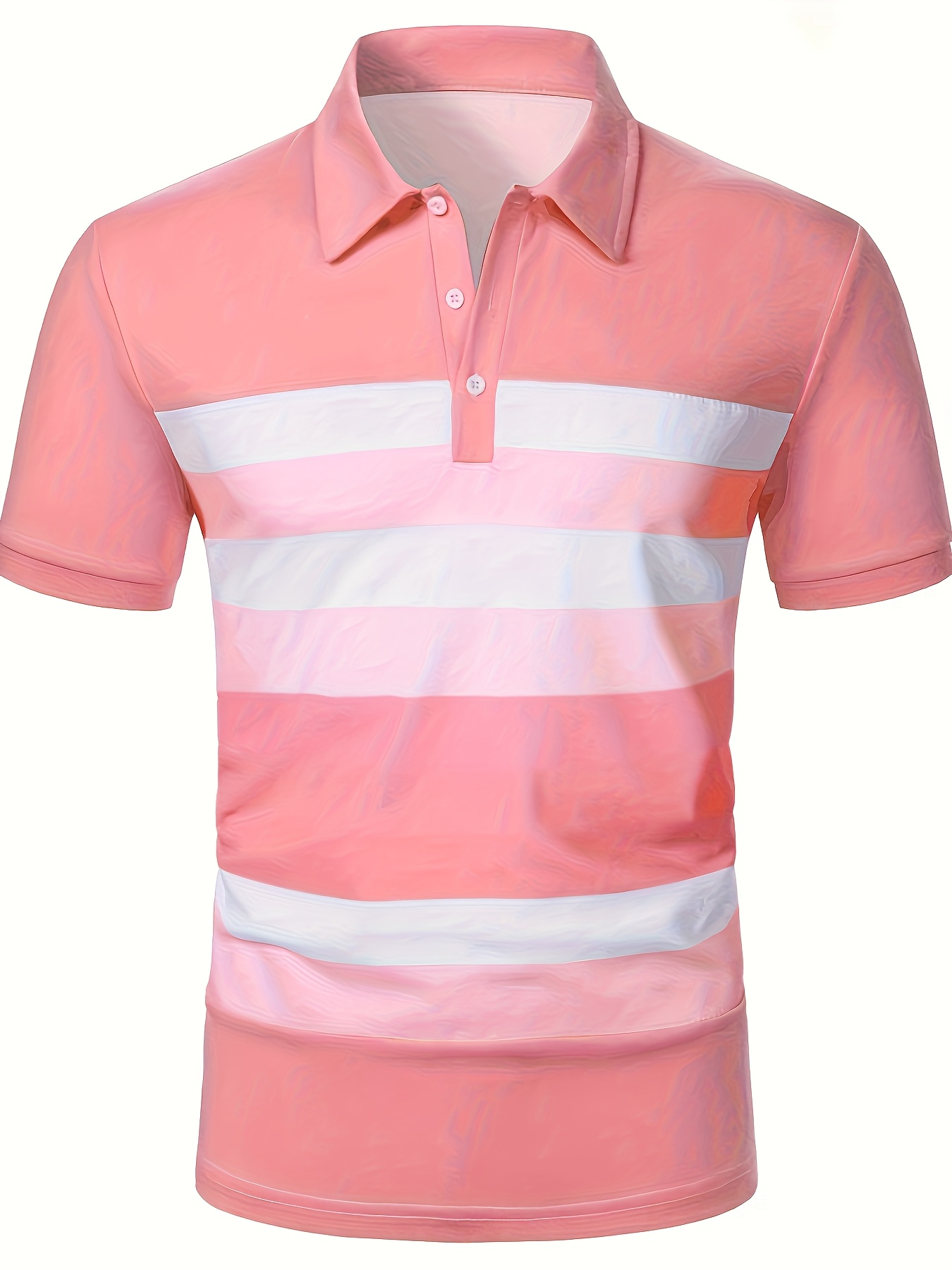 Summer Pink Stripe Printed Men - Men'S Fashion Pink Shirt review and price