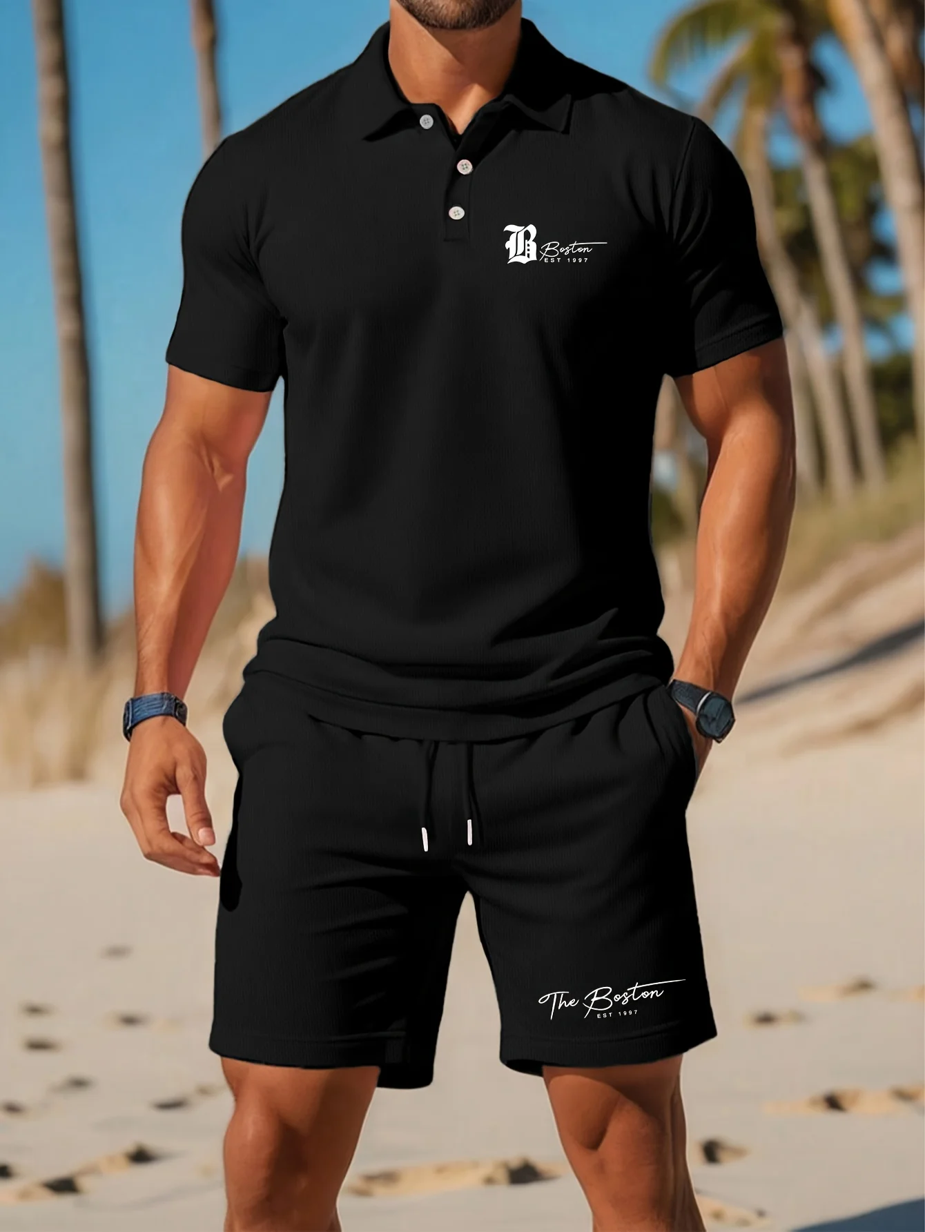 Summer New Men's Polo Shirt Se - Mens Fashion Wear review and price