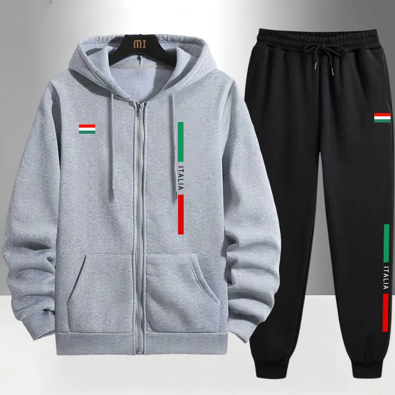 Italy Fashion Men's Set Zipper - Men'S Fashion Zipper Hoodie review and price