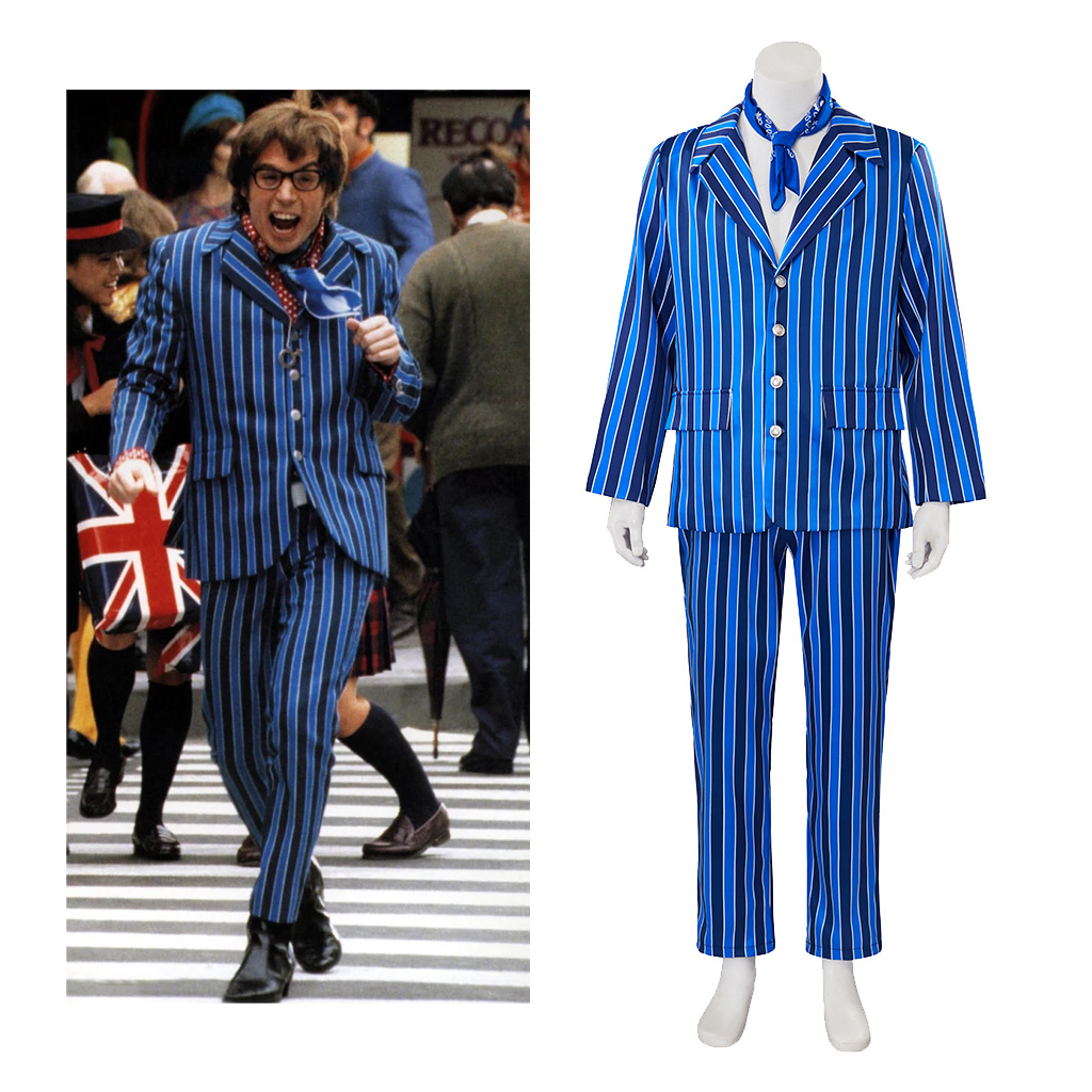 Movie Austin Powers Cosplay Co - Mens Fashion In 1980S review and price