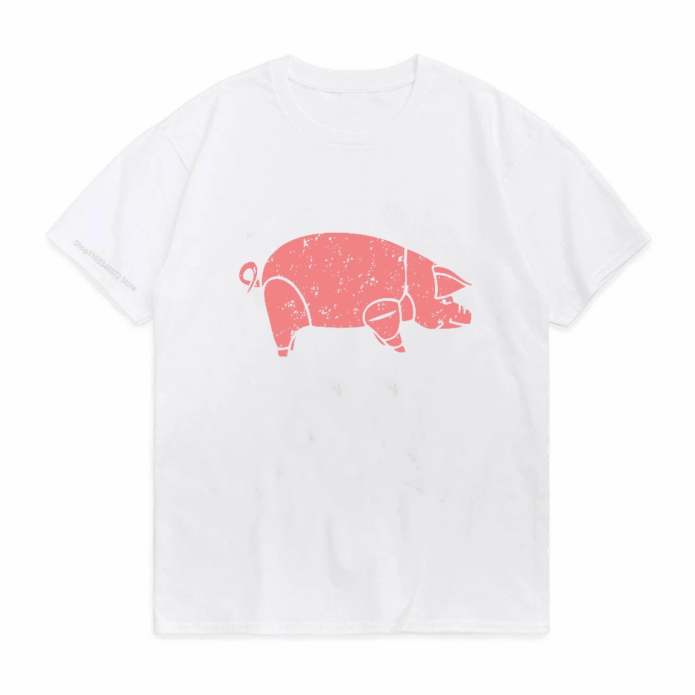 Pig Pink Floyd Animals print G - Men'S Fashion Pink Shirt review and price