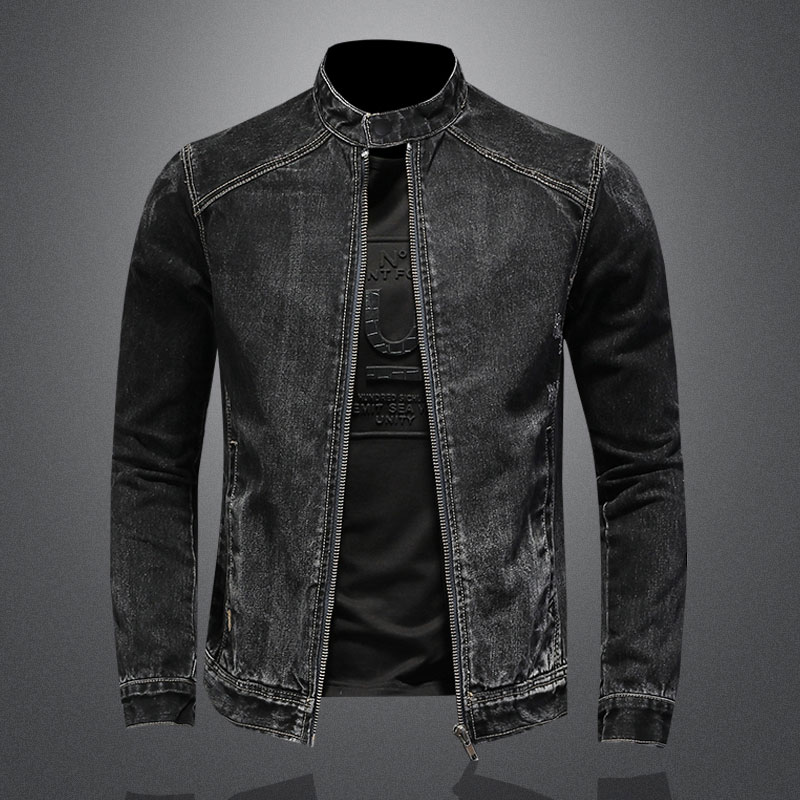 Men Vintage Stand Collar Pilot - Mens Fashion Bomber Jacket review and price