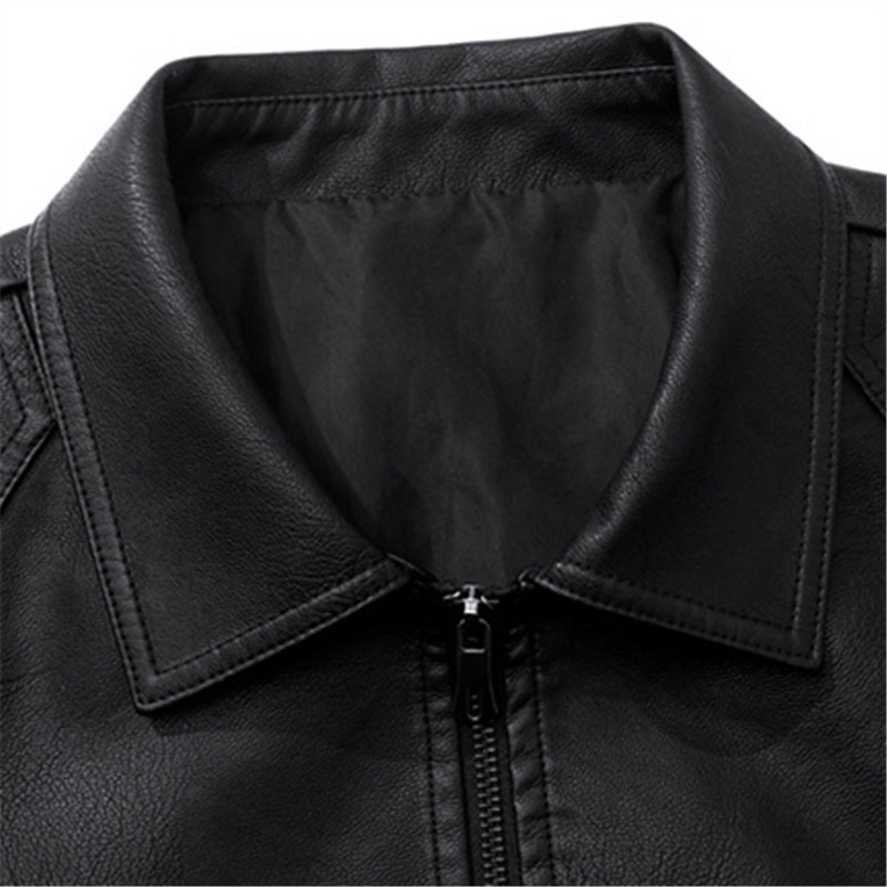 Men's Autumn Winter Coats Pu L - Mens Fashion Bomber Jacket review and price