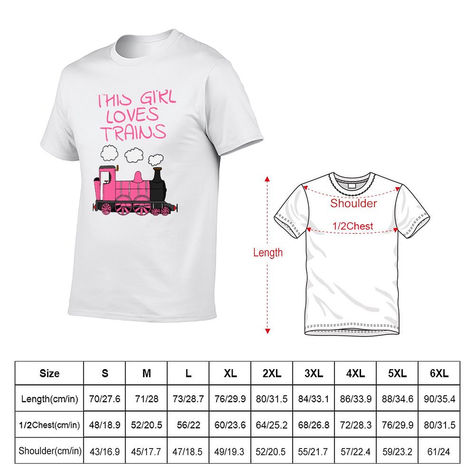This Girl Loves Trains, Pink S - Men'S Fashion Pink Shirt review and price