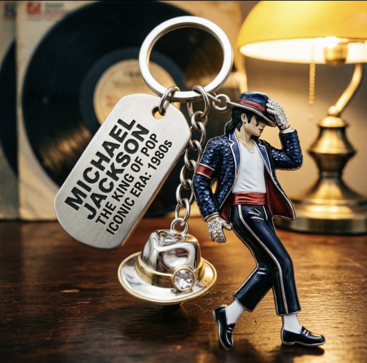 Michael Jackson Keychain, Clas - Men'S Fashion Jewelry review and price