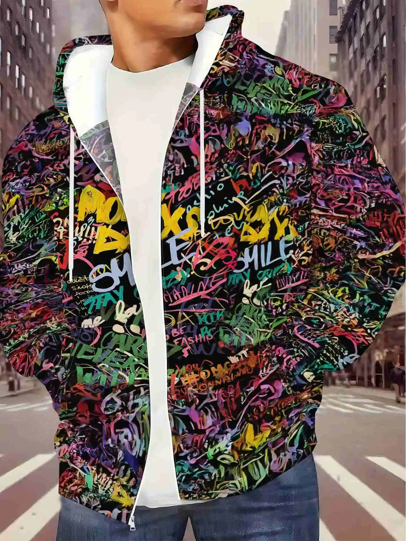 Street Fashion Vogue Text Lett - Fashion Men Vogue review and price