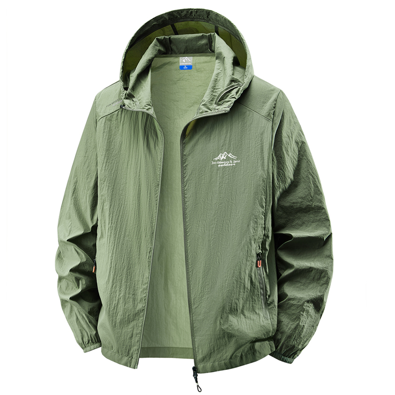 Hooded sunscreen clothing summ - Mens Fashion Bomber Jacket review and price