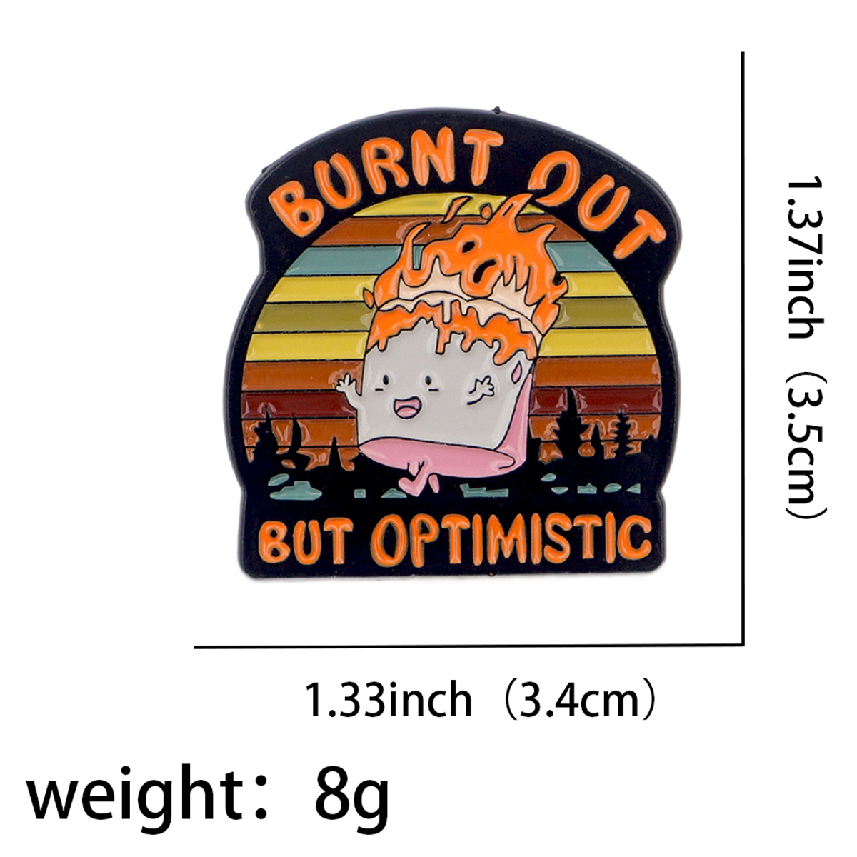 Fire Badges Enamel Pin Brooche - Men'S Fashion Jewelry review and price