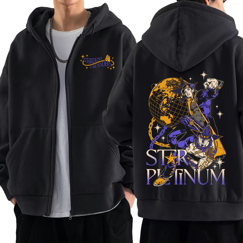 Anime Jojo Bizarre Adventure Z - Men'S Fashion Zipper Hoodie review and price