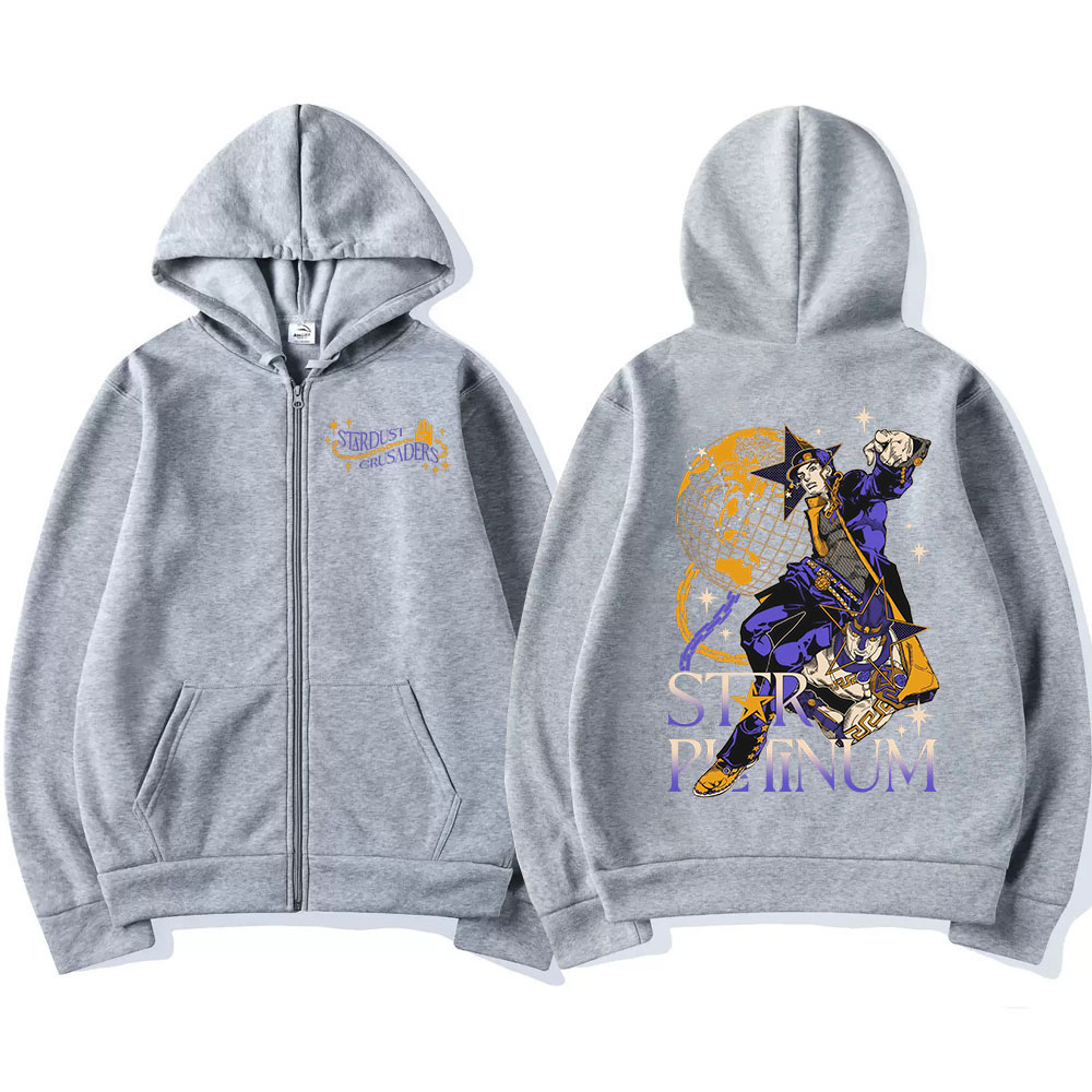 Anime Jojo Bizarre Adventure Z - Men'S Fashion Zipper Hoodie review and price