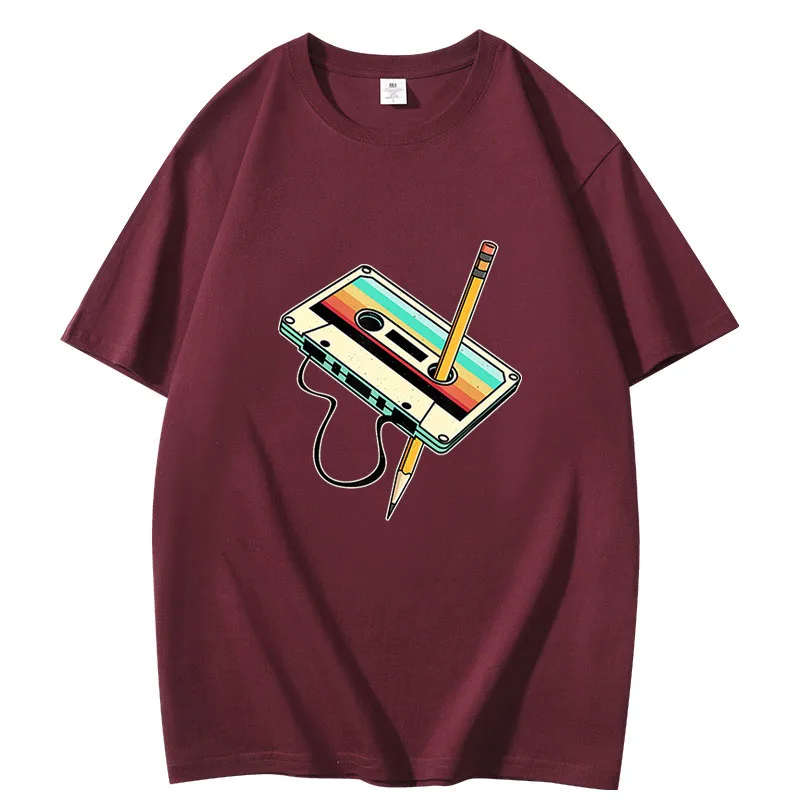 Retro 1980s Tape Pencil Graphi - Mens Fashion In 1980S review and price
