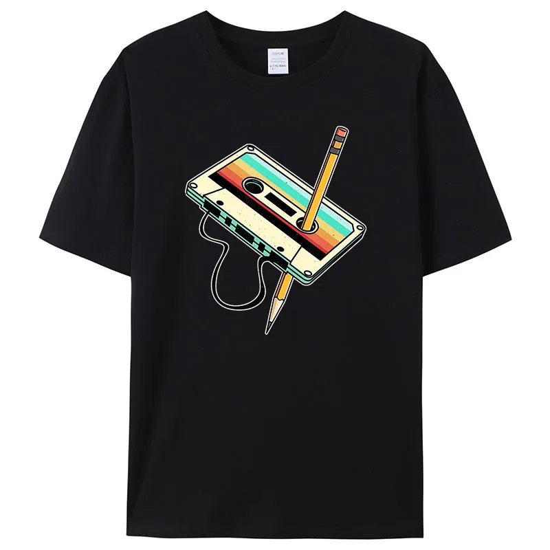 Retro 1980s Tape Pencil Graphi - Mens Fashion In 1980S review and price