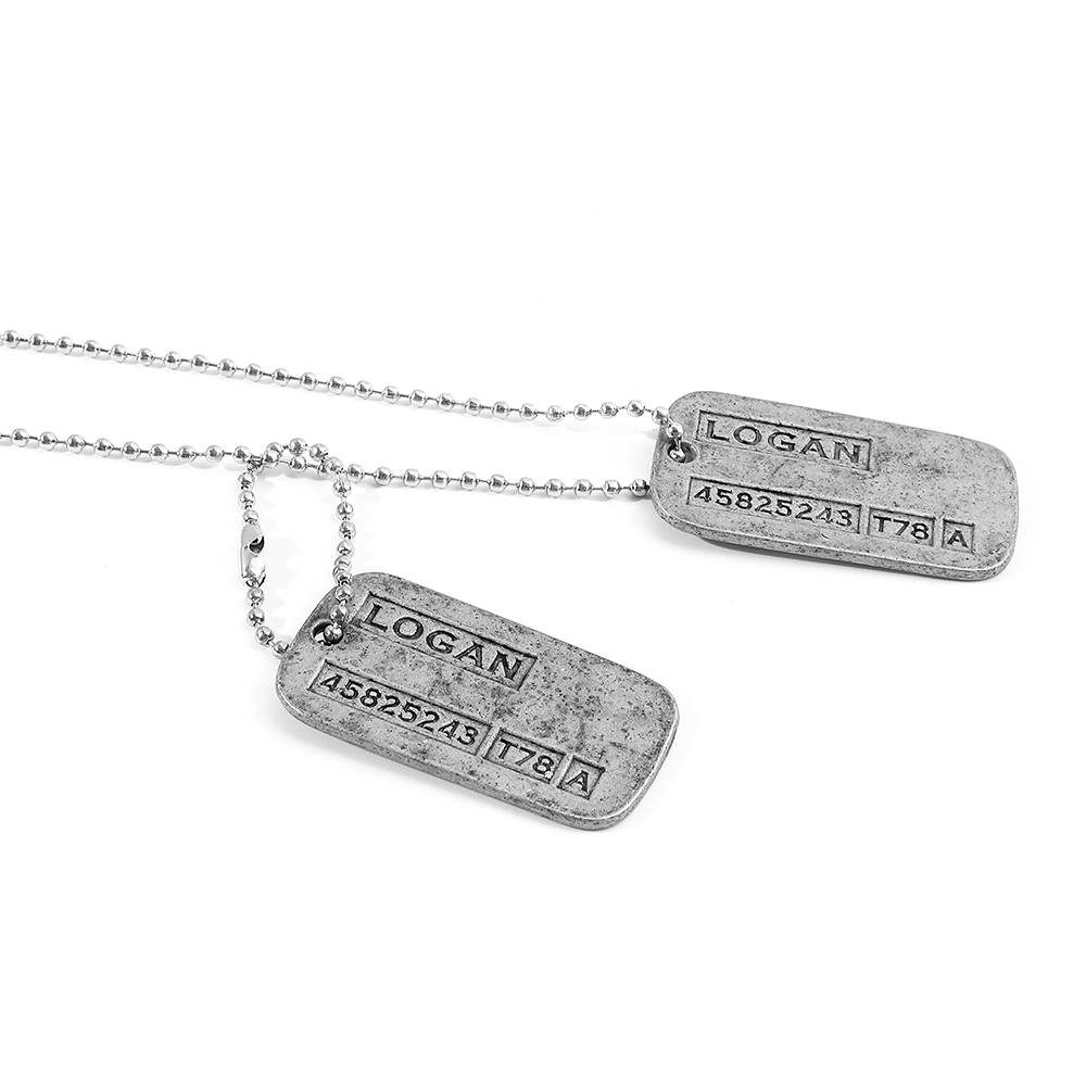 X-Men Wolverine Military Card  - Men'S Fashion Necklaces review and price