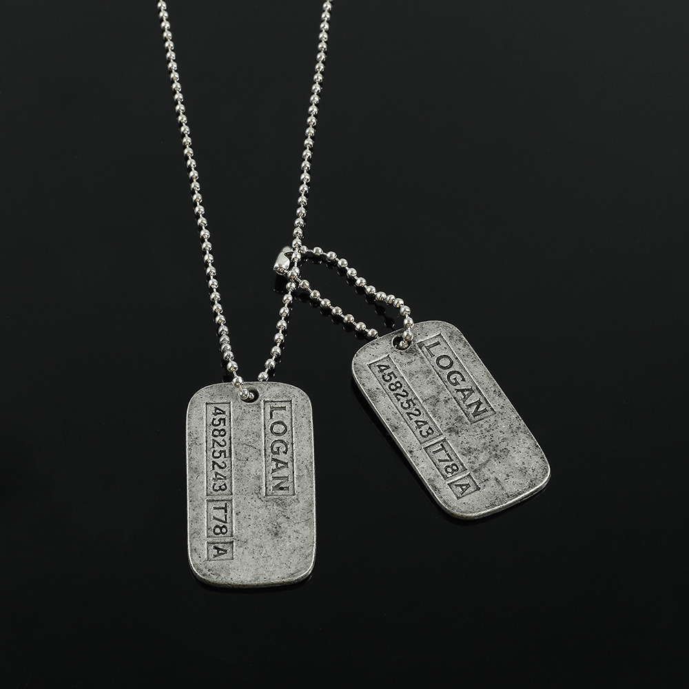 X-Men Wolverine Military Card  - Men'S Fashion Necklaces review and price