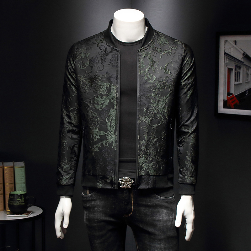 Paisley Pattern Floral Jacket  - Mens Fashion Bomber Jacket review and price