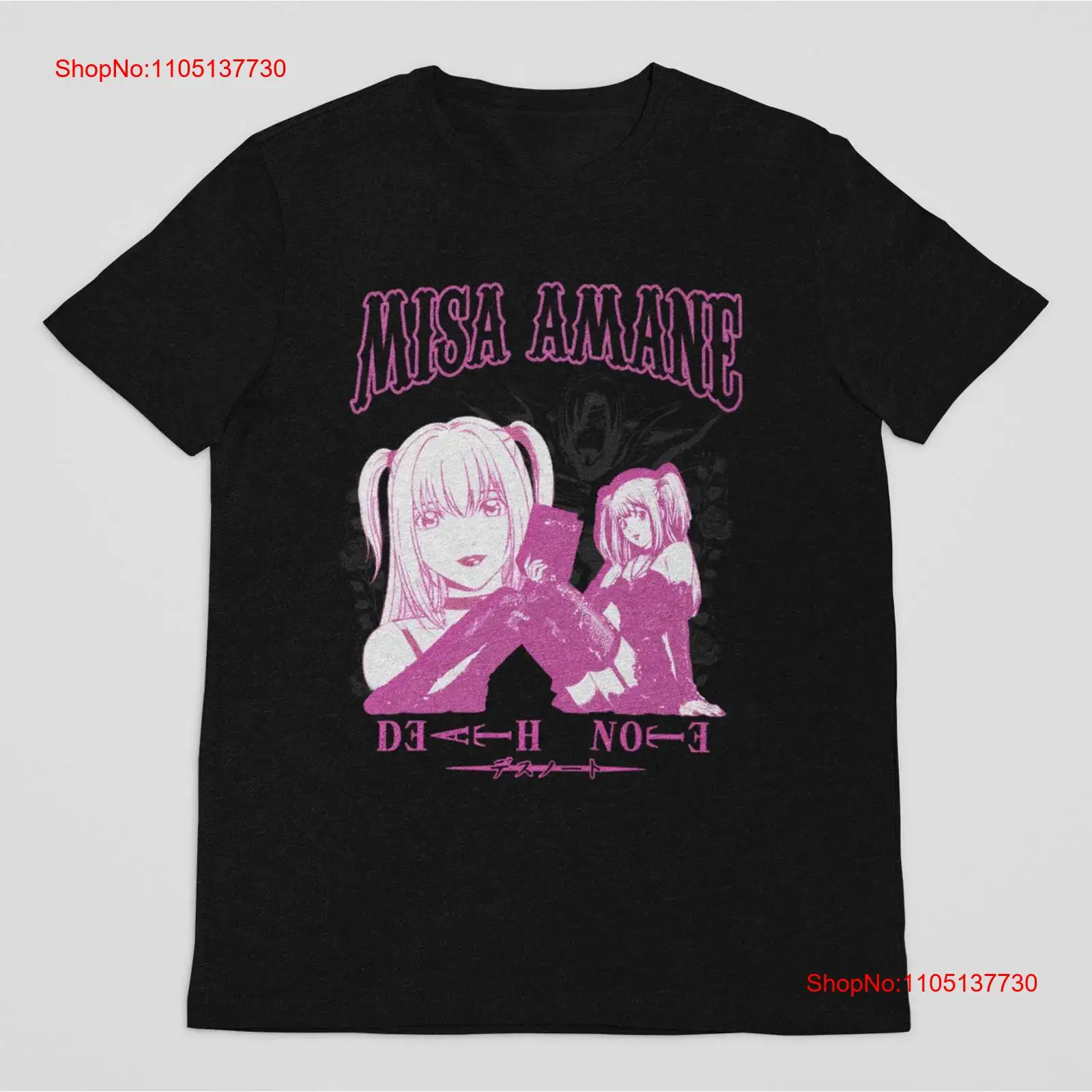 Vintage Anime Shinigami Black  - Men'S Fashion Pink Shirt review and price