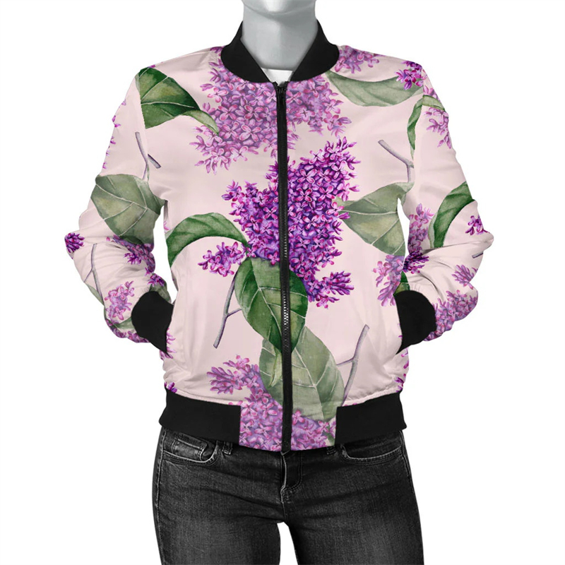 Colorful Flower Series 3d Prin - Mens Fashion Bomber Jacket review and price