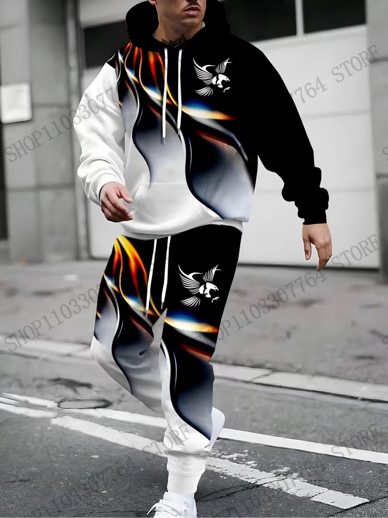 Autumn Winter Hoodie Pant Set  - Mens Fashion Suits review and price