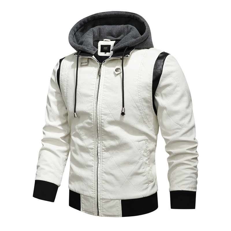 Autumn Winter Bomber Leather J - Mens Fashion Bomber Jacket review and price