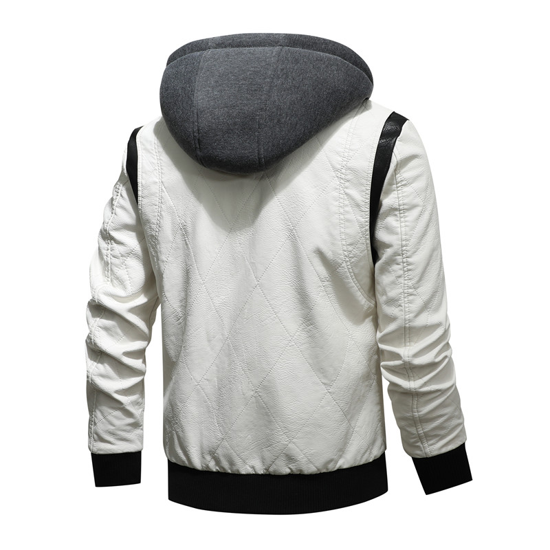 Autumn Winter Bomber Leather J - Mens Fashion Bomber Jacket review and price