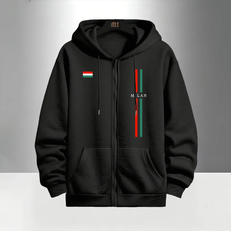 2026 Italy Printed Men's Set Z - Men'S Fashion Zipper Hoodie review and price