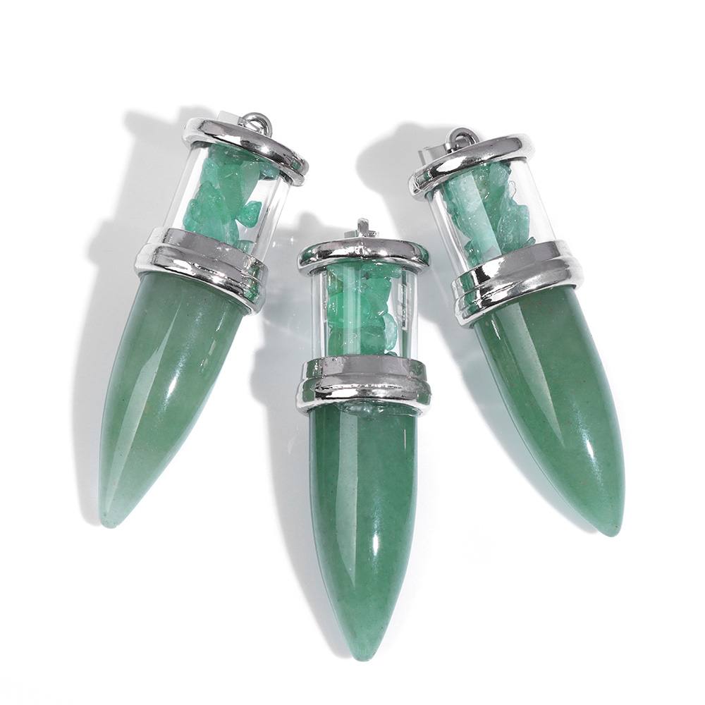 1pc Bullet shape Stone Pendant - Men'S Fashion Necklaces review and price