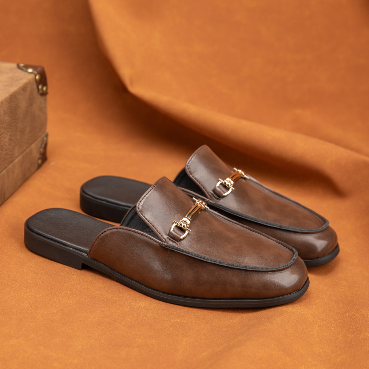 38-47mules shoes man horsebit  - Men'S Fashion Loafers Shoes review and price