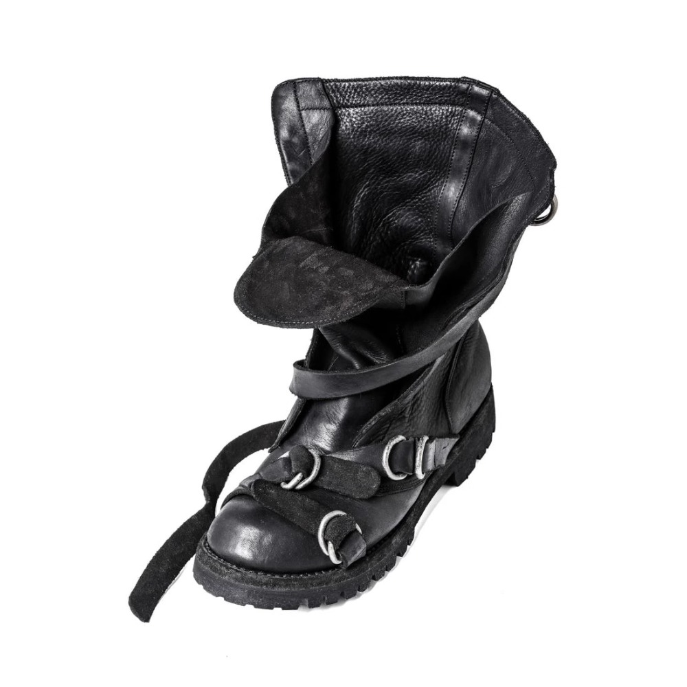Men's Leather Motorcycle Boots - Men'S Fashion Loafers Shoes review and price