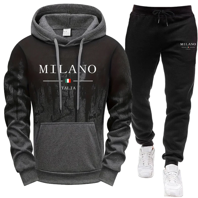 Men's Set/Hoodie/Pants Autumn  - Mens Fashion Suits review and price